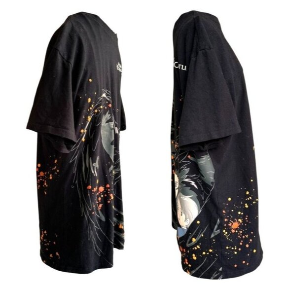 Howls Moving Castle T Shirt Small Black Studio Ghibli Boxlunch Graphic Anime - Picture 8 of 12